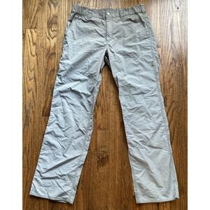 Howler Bros Pants Mens Size Medium Gray Ripstop Lightweight Fishing Hiking